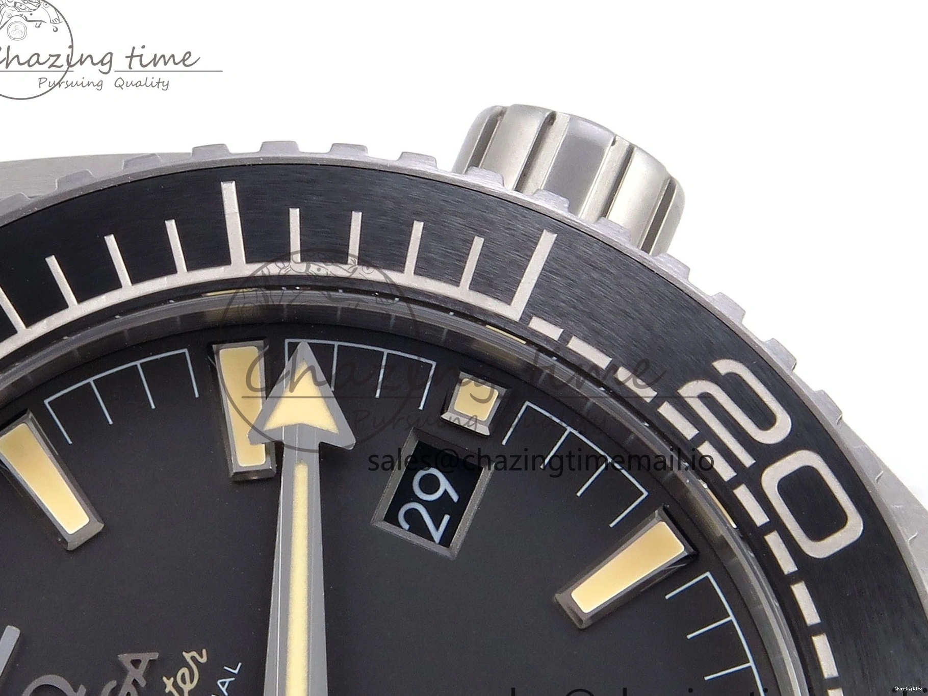 0522 AllSeason Planet Ocean 43.5mm SS VSF 1:1 Best Edition Gray Bezel Gray Dial on Black Rubber Strap A8900 Super Clone 7712